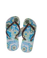 Infradito bambina tema fiori