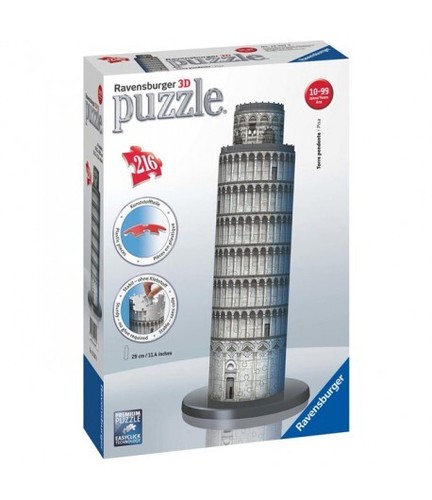 Puzzle torre pisa - puzzle, 3d