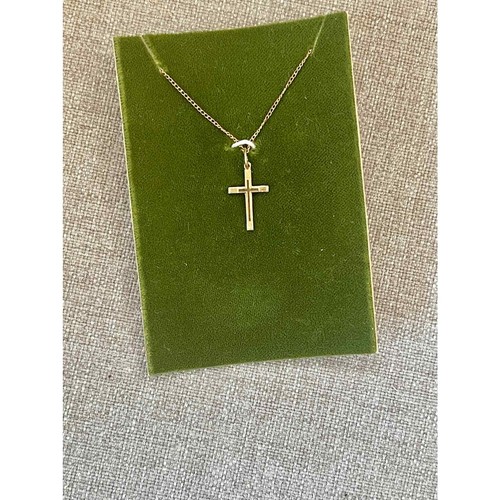 Collana croce oro carati - collana,