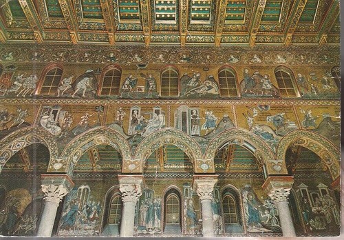 Cartolina monreale duomo - monreale,