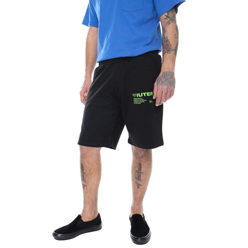 Mens info sweat shorts - -, black