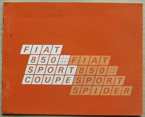 Brochure vendita auto fiat 850 - auto,