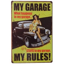 Targa pin up my garage my