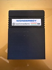 COMMODORE 64  WONDER BOY GIOCO CARTUCCIA CARTRIDGE TESTATA OTTIME CONDIZIONI