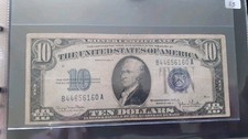 Banconota Da 10 Dollari 1934 D