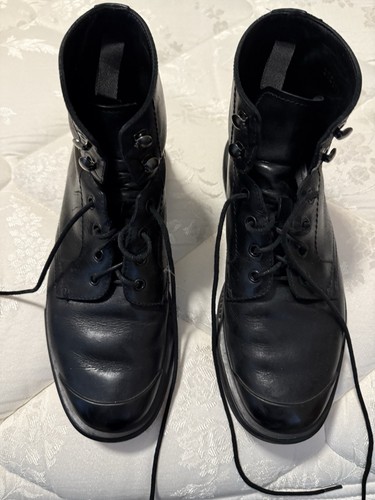 Prada black combat boots