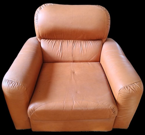 Poltrona vintage pelle - poltrona,