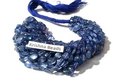 Collana Cianite Blu Ovale