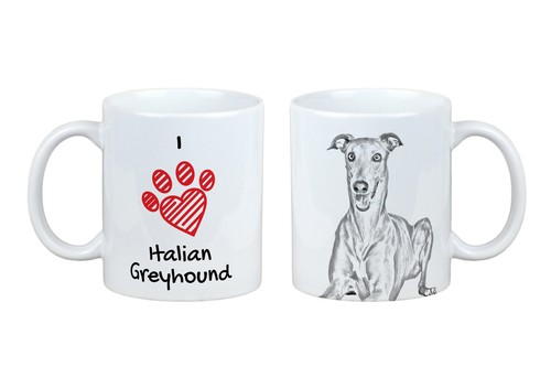 Levriero italiano tazza con