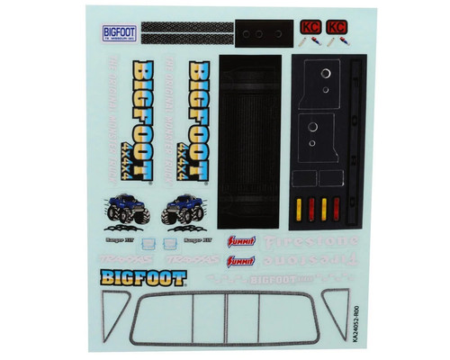 Adesivo traxxas bigfoot 1 - adesivo,