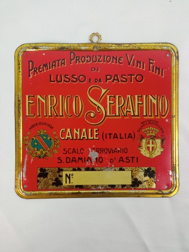 Insegna litografata vini - insegna,