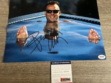 bruce willis Signed Psa 11x14 Rare