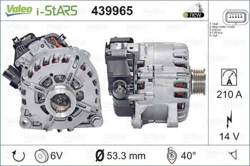 Generatore avviamento valeo - generatore, valeo-oe