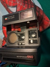 Macchina fotografica vintage Kodak Polaroid 660 autofocus foto colori istantanea