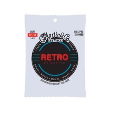 Martin Retro MM12 Confezione da 3 Corde per Chitarra Acustica Monel Light