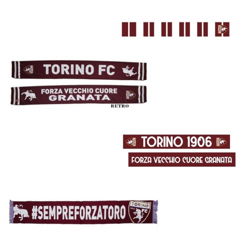 Torino sciarpa vari modelli - fc,