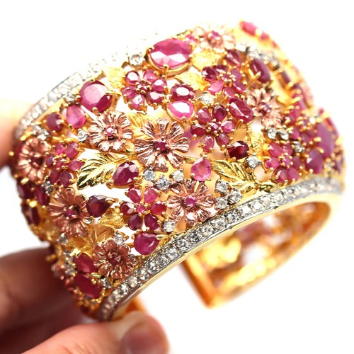 Bracciale triplo tono - , pietra