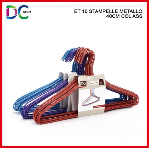 Grucce stampelle metallo 40 - in,