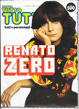TUTTO - RENATO ZERO - NOV. 1978 N.17 -  CON GRANDE POSTER - SORRISI E CANZONI TV