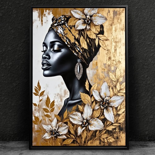 Quadro arte africana nera - arte,