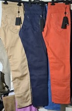 3 Jeans ANTONY MORATO taglia 34 / 48 1 Blu - 1 Beige - 1 Arancio Nuovi Etichette