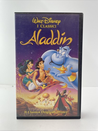 Vhs aladdin 1993 ita - aladdin,
