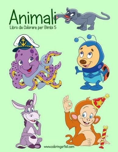 Animali libro colorare per - libro,