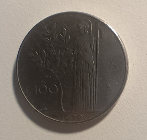 Moneta 100 lire 1979 - moneta,