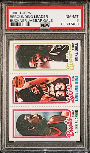 1980 topps rebounding - rebounding, leader
