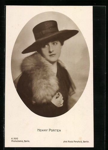 Cartolina attrice henny - cartolina,