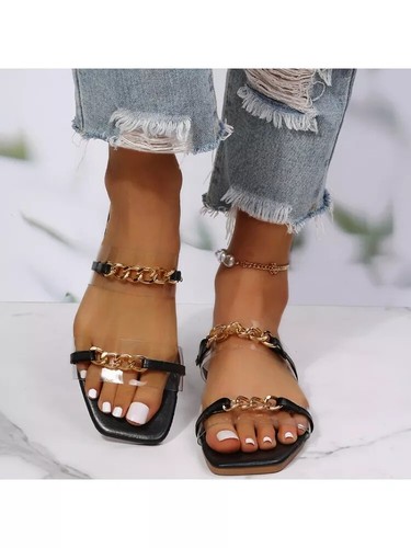 Sandali ciabatte sabot nero - sandali,