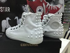 Converse white high custom - white,