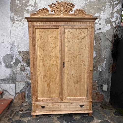 Antico armadio grezzo - antico,