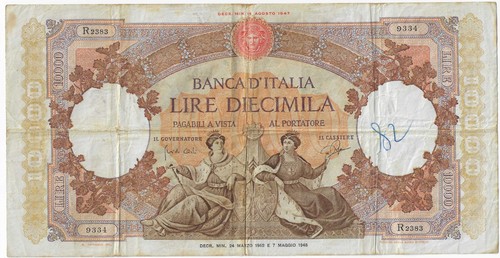000 lire regine del - lire, mare