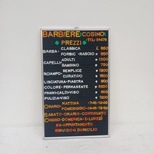 listino prezzi BARBIERE Anni