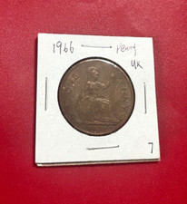 1966 UNA PENNY MONETA DEL