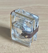 Swarovski Orologio Da Tavolo Movimento Al Quarzo - A Forma Di Libro Cristallo.