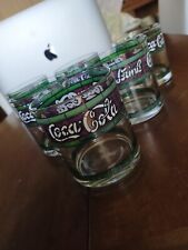 Set 6 Bicchieri Coca Cola stile Liberty anni '80