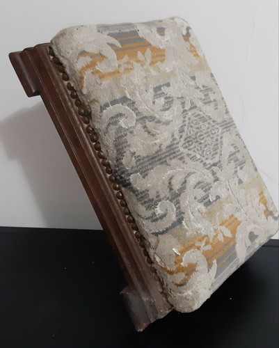 Pouf poggiapiedi vintage