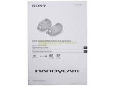 Sony Handycam DCR-SR68/SR88/SX43/SX44/SX63 genuine user's manual. English.