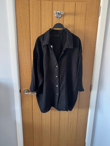 Camicia oversize zara nera - camicia,
