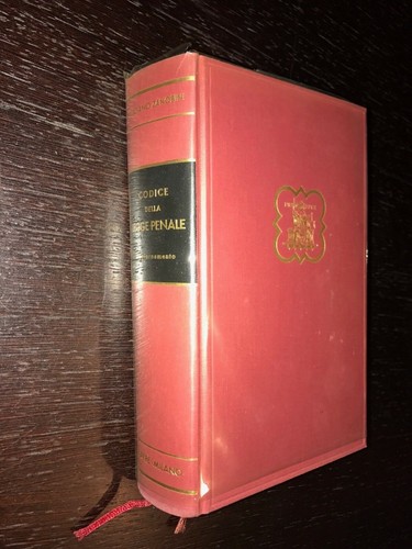 Codice della legge penale - codice,