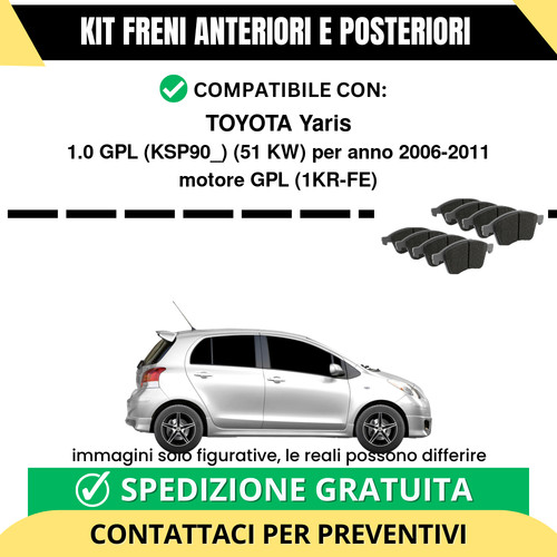 Pastiglie freno ant post - freno,