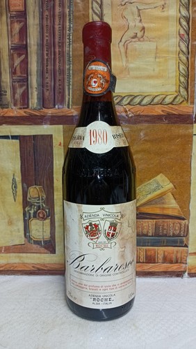 Vino 1980 riserva barbaresco - vino,