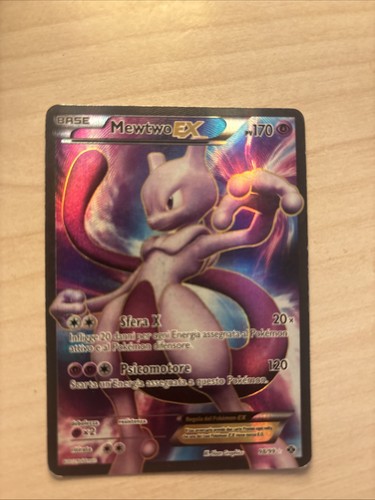 Carta pokémon tcg mewtwo - pokémon, ex