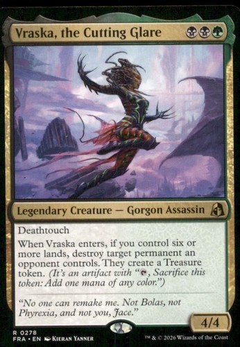 Vraska the cutting - cutting, glare