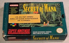 SECRET OF MANA SUPER NINTENDO NES SNES
