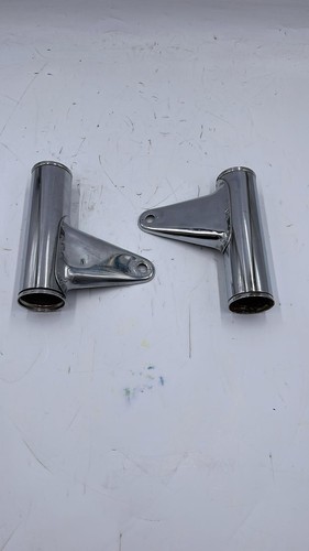 Coppia reggi faro moto - faro, guzzi