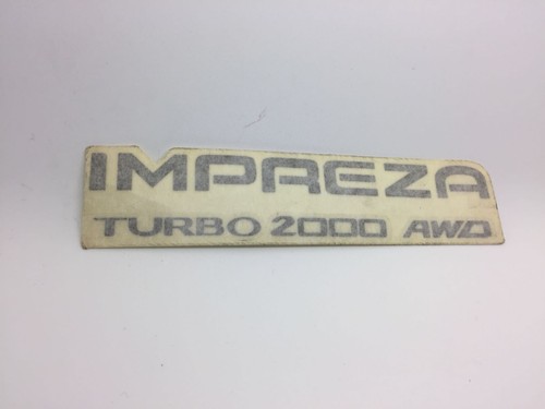 Subaru impreza turbo 2000 awd - subaru,