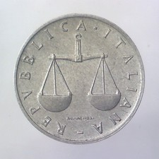 REPUBBLICA ITALIANA 1 lira Cornucopia 1957